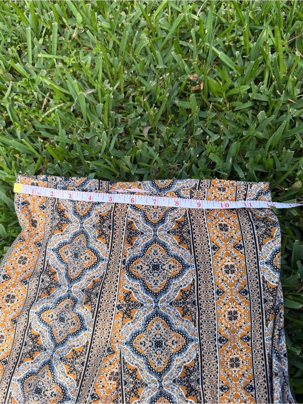 Amable Forbidden Boho Medallion Print Matching Set Bell Bottom Flare Pants Small - Picture 6 of 13